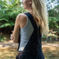 Dilsi Handwoven Cotton Overalls in Black Made to Order