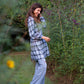 Tilly Dress in Picnic Plaid Linen Made to Order
