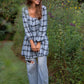 Tilly Dress in Picnic Plaid Linen Made to Order