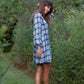 Tilly Dress in Picnic Plaid Linen Made to Order