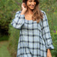 Tilly Dress in Picnic Plaid Linen Made to Order