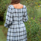 Tilly Dress in Picnic Plaid Linen Made to Order