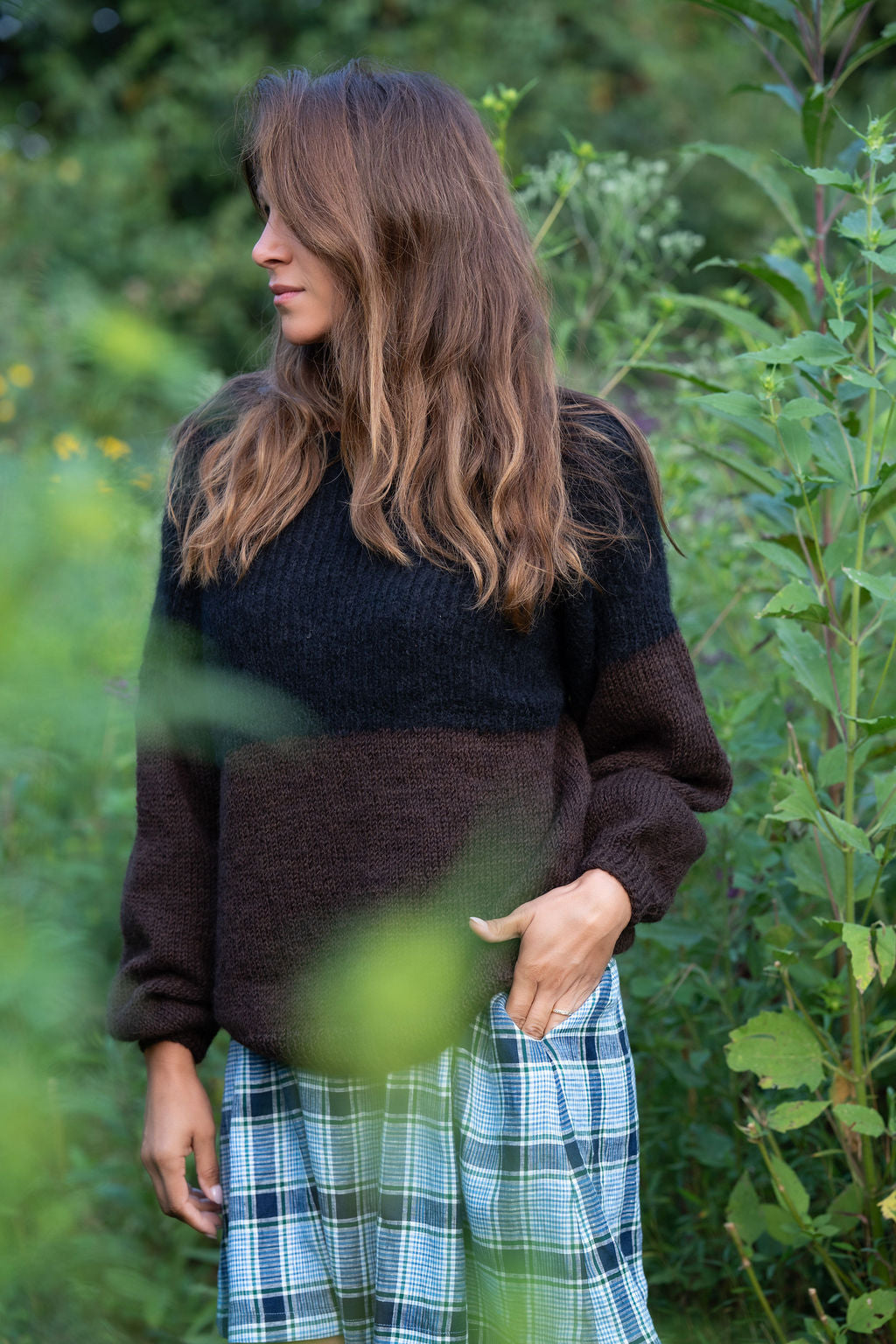 Tilly Dress in Picnic Plaid Linen Made to Order