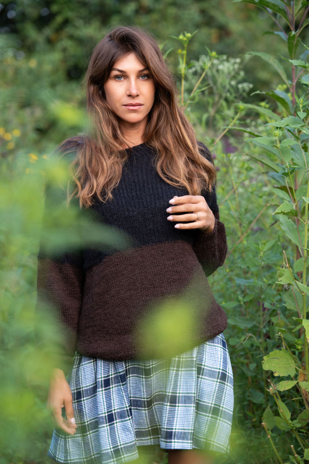 Tilly Dress in Picnic Plaid Linen Made to Order