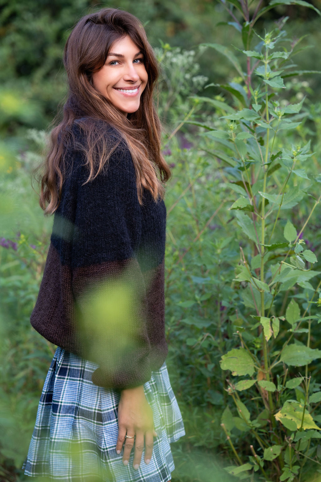 Tilly Dress in Picnic Plaid Linen Made to Order