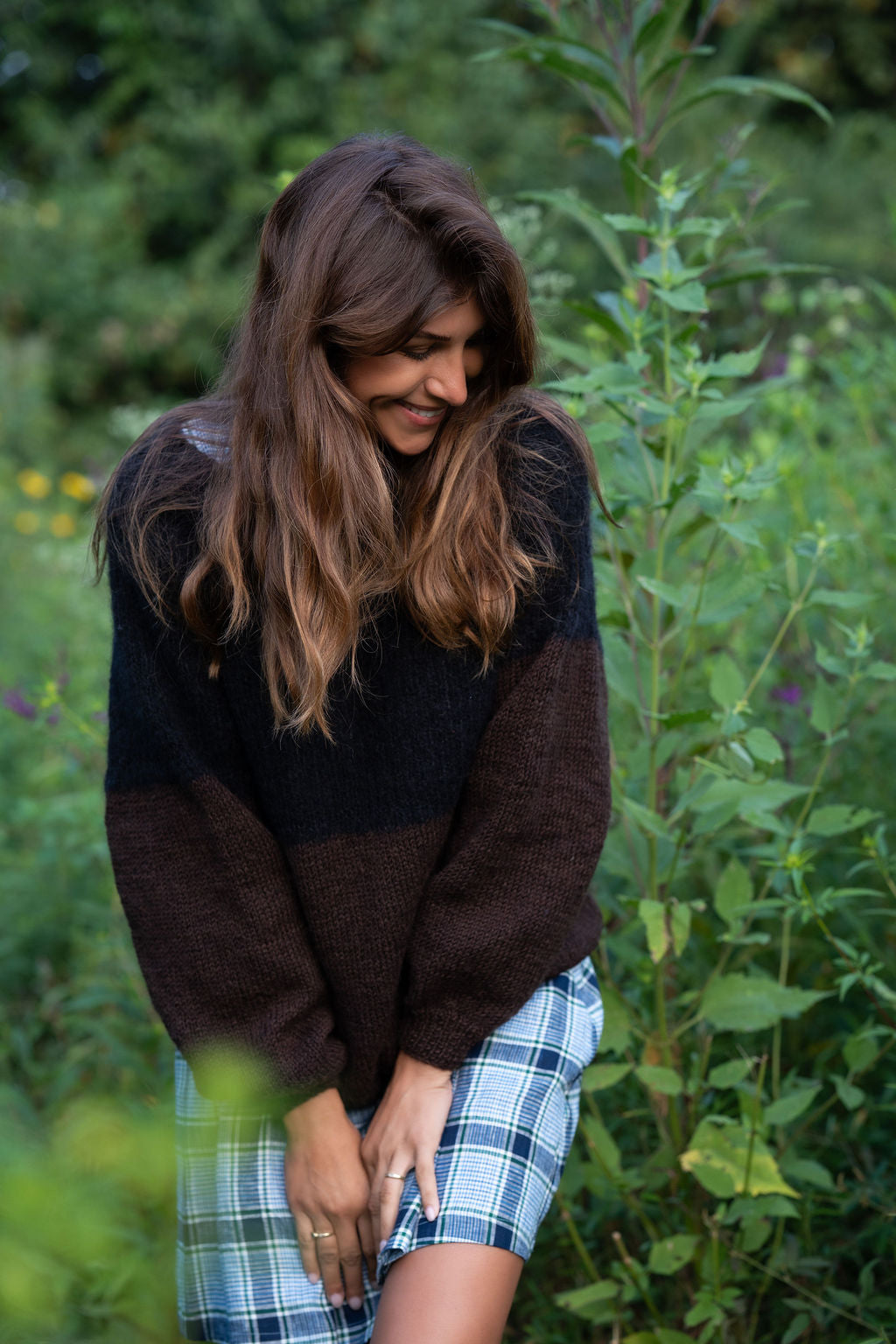 Tilly Dress in Picnic Plaid Linen Made to Order