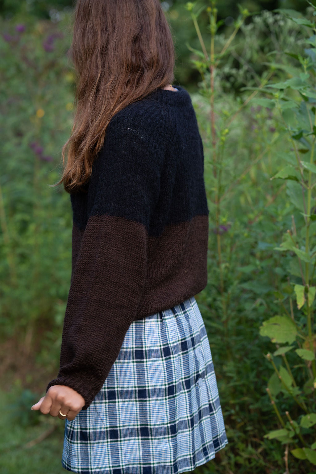 Tilly Dress in Picnic Plaid Linen Made to Order