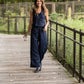 Pants Set in Navy Twill