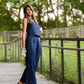 Pants Set in Navy Twill