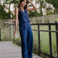 Pants Set in Navy Twill