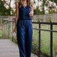 Pants Set in Navy Twill