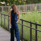 Pants Set in Navy Twill