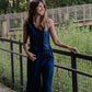 Pants Set in Navy Twill