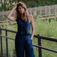 Pants Set in Navy Twill