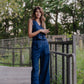 Pants Set in Navy Twill