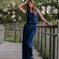 Pants Set in Navy Twill