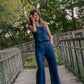 Pants Set in Navy Twill