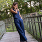 Pants Set in Navy Twill