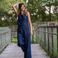Pants Set in Navy Twill