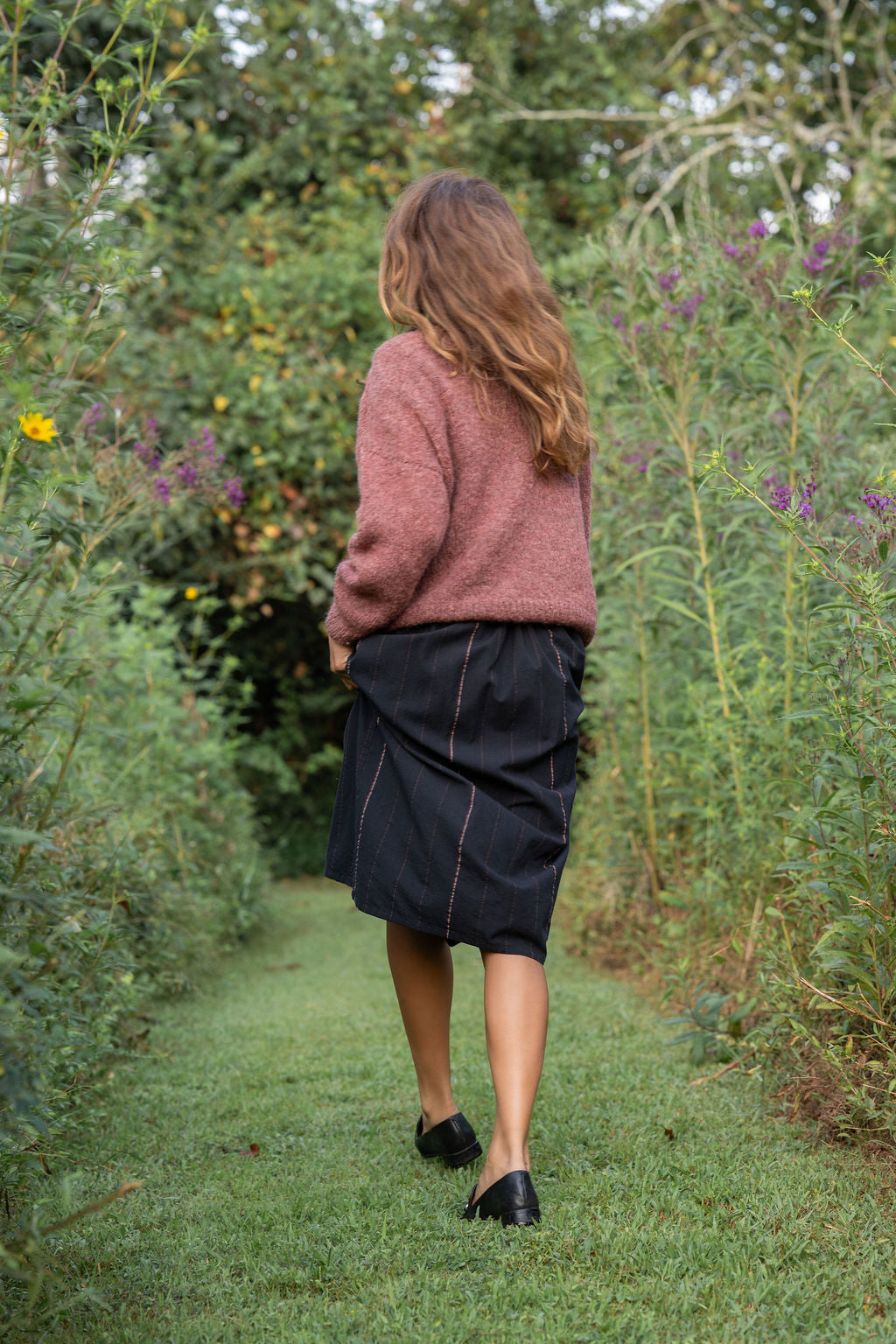 Helen Mohair Turtleneck in Rose Made to Order