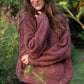 Helen Mohair Turtleneck in Rose Made to Order