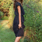 Handwoven Cotton Skirt Set Black Made to Order