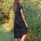 Handwoven Cotton Skirt Set Black Made to Order