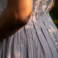 June Dress in Red and White Striped Linen