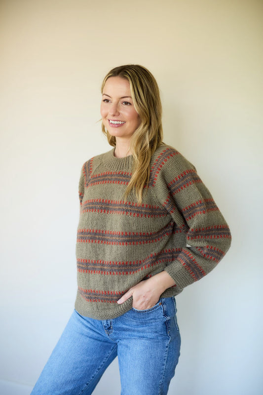 Fern Wool Pullover in Multiple Color Options Made to Order