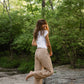 Katie Handwoven Cotton Pants Yellow Gingham Made to Order