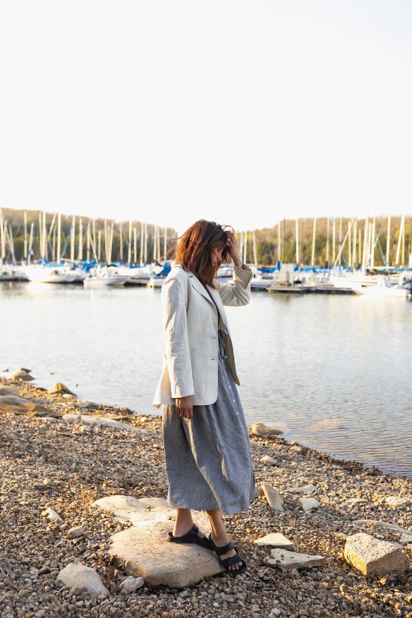 Jessica Linen Blazer Made to Order
