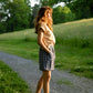 Katie Handwoven Cotton Pants Yellow Gingham Made to Order