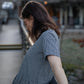 Eloise Handwoven Cotton Dress in Black and White Gingham - L Left