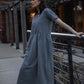 Eloise Handwoven Cotton Dress in Black and White Gingham - L Left
