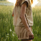 Katie Handwoven Cotton Pants Yellow Gingham Made to Order