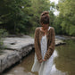 Quinn Wool Cardigan in Light Brown Made to Order