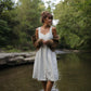 Quinn Wool Cardigan in Light Brown Made to Order