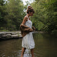 Quinn Wool Cardigan in Light Brown Made to Order