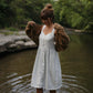 Quinn Wool Cardigan in Light Brown Made to Order
