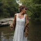 Quinn Wool Cardigan in Light Brown Made to Order