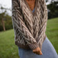 Maeve Textured V Knit Pullover Made to Order