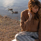 Katie Handwoven Cotton Set in Grey and White Stripe - S, M and L Left
