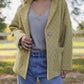 Portuguese Wool Pieper Coat in Mustard Basket Weave Made to Order