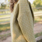 Portuguese Wool Pieper Coat in Mustard Basket Weave Made to Order