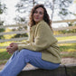 Portuguese Wool Pieper Coat in Mustard Basket Weave Made to Order