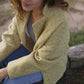 Portuguese Wool Pieper Coat in Mustard Basket Weave Made to Order