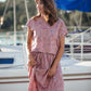 Claudia Mauve Paint Print Made to Order Set and Dress
