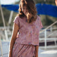Claudia Mauve Paint Print Made to Order Set and Dress