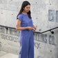 Katie Handwoven Cotton Separates - M Silver Cropped Pants