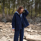 Patricia Wool Jacket in Speckled Navy Made to Order